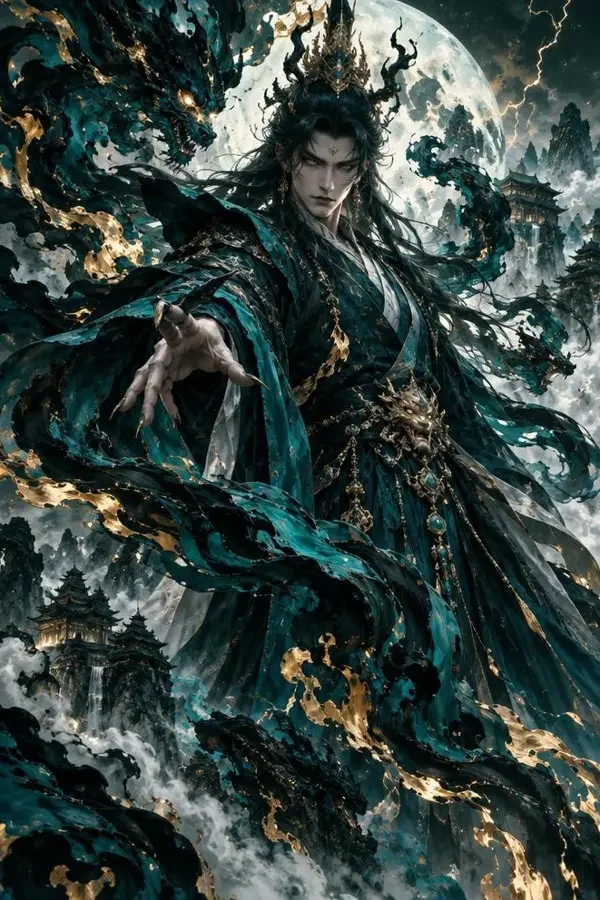AI漫剧魔改 玄幻热血 短剧《焚天魔主》封面图