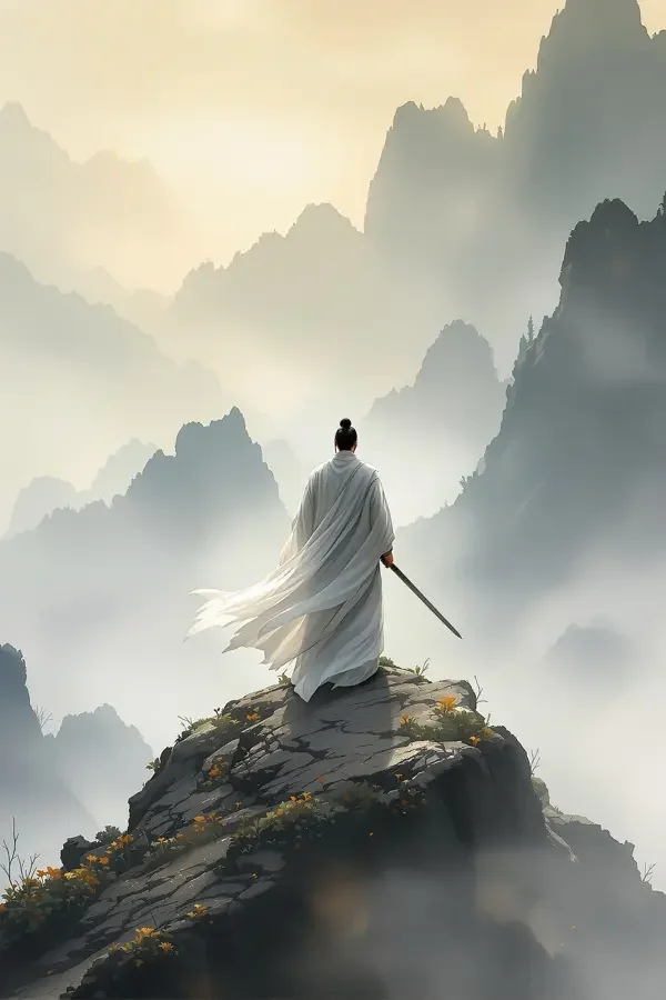 AI漫剧魔改 江湖侠义 短剧《剑折霜华》封面图