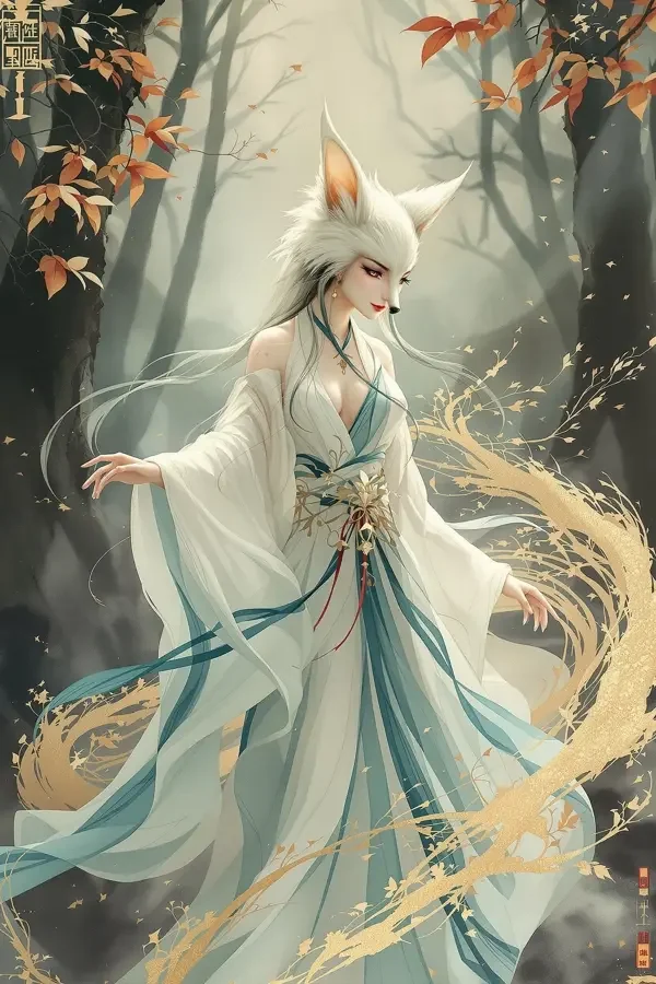 AI漫剧魔改 仙侠奇缘 短剧《青丘狐缘》封面图