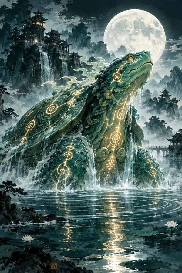 AI漫剧魔改 玄幻热血 短剧《玄龟赐福》封面图